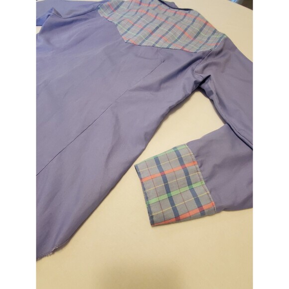 Vintage 1960's Western Pearl Snap Pastel Button Down Shirt M/L - Picture 13 of 13